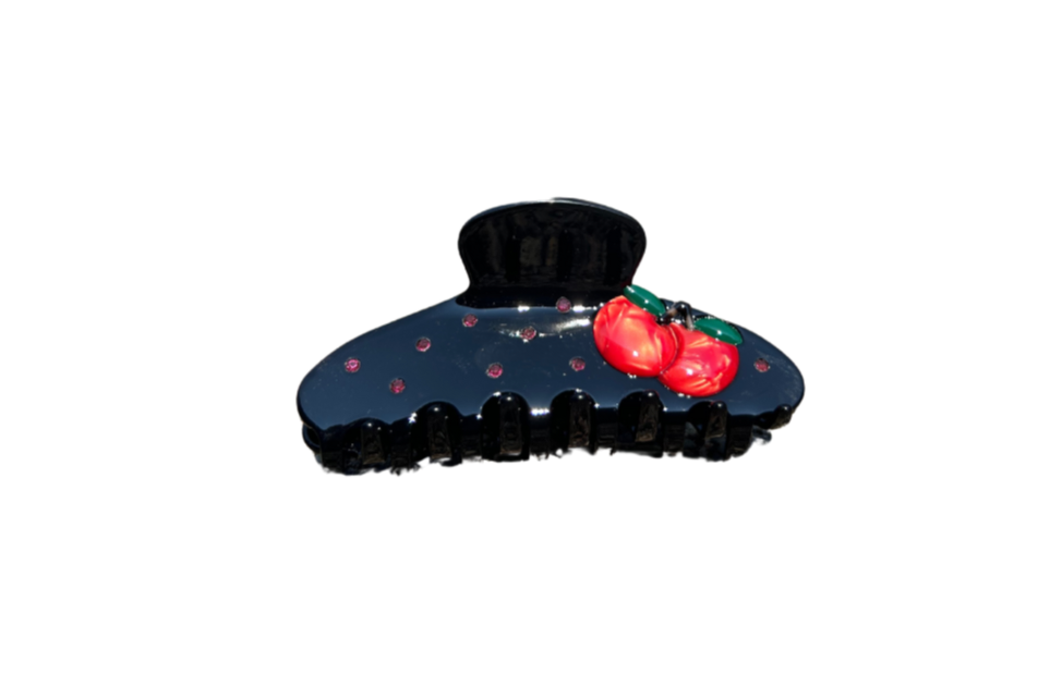 Cherry hairclips