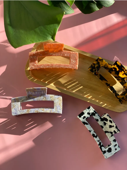 Marble Jumbo Clips